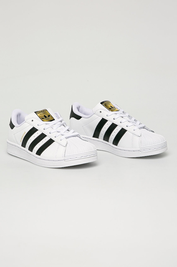 adidas Originals - Dětské kožené boty Superstar FU7714 FU7714 bílá AW25