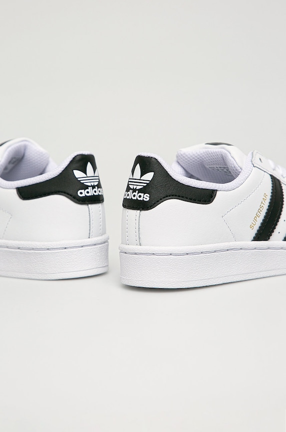 adidas Originals - Dětské kožené boty Superstar FU7714 bílá FU7714