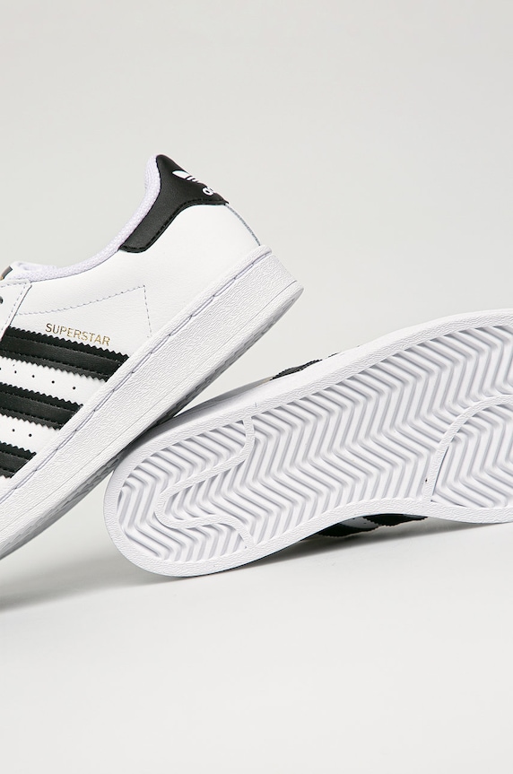 adidas Originals - Dětské kožené boty Superstar FU7714 FU7714 bílá