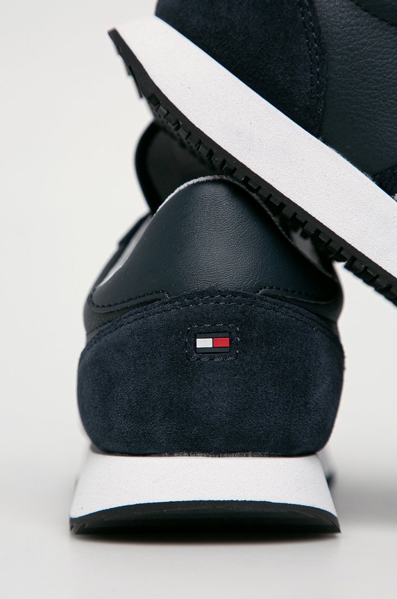 Încălțăminte Tommy Hilfiger - Ghete de piele FM0FM03003DW5 bleumarin