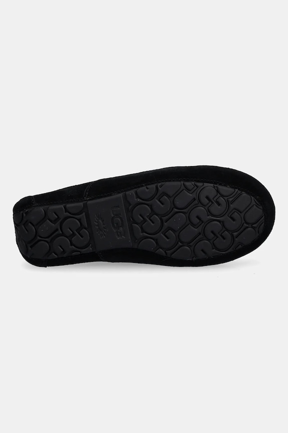 UGG - Papuci din piele intoarsa Ascot 1101110.BLK negru