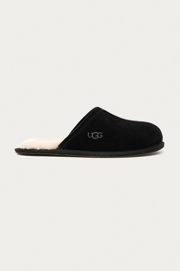 UGG - Kapcie zamszowe Scuff czarny 1101111.BLK