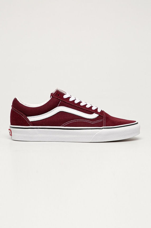 Vans - Tenisky semišová koža burgundské VN0A38G15U71