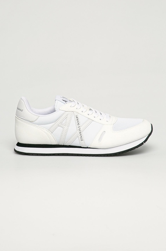 Armani Exchange – Buty imitacja skóry licowej biały XUX017.XCC68