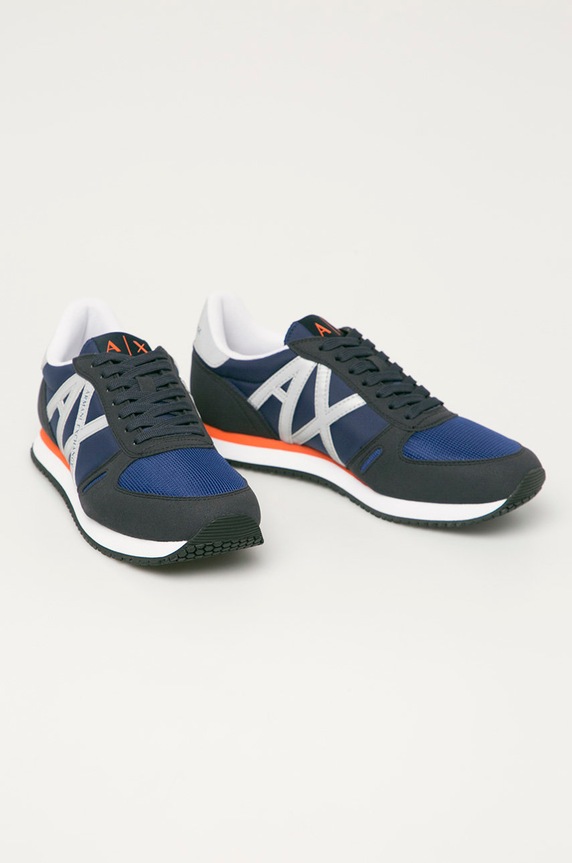 Armani Exchange - Boty XUX017.XCC68 námořnická modř AA00