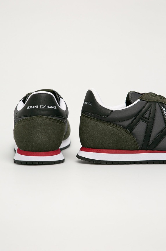 Obuv Armani Exchange - Topánky XUX017.XCC68 zelená
