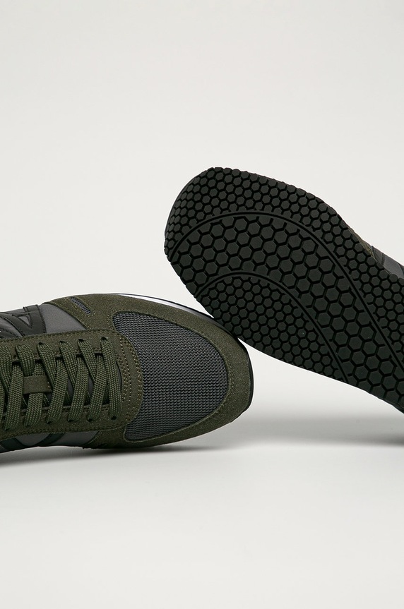 Armani Exchange - Topánky zelená XUX017.XCC68