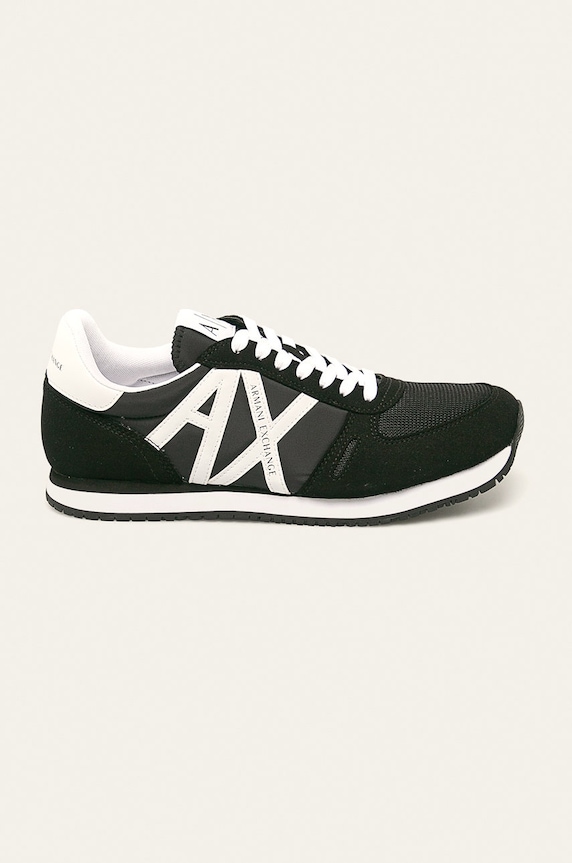 Armani Exchange – Buty imitacja skóry licowej czarny XUX017.XCC68