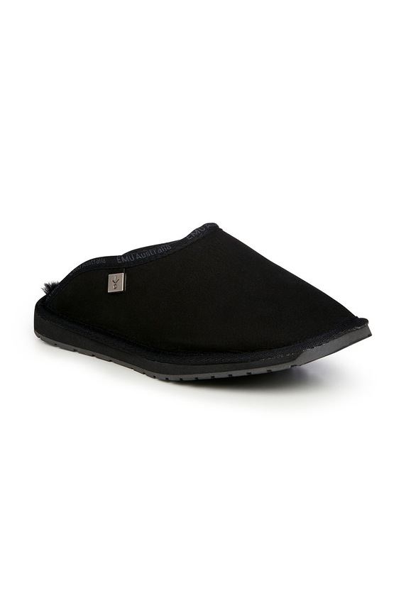 Emu Australia kapcie zamszowe Platinum Esperence MP10528.BLK czarny AW22