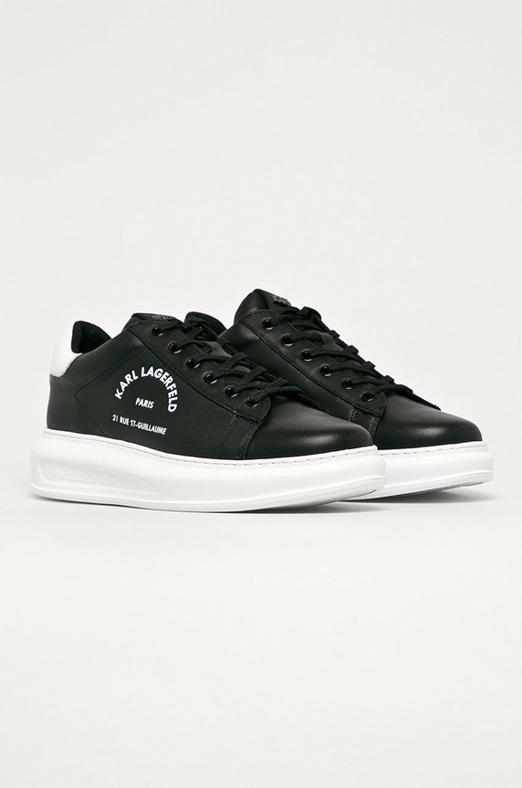 Karl Lagerfeld - Δερμάτινα παπούτσιαKAPRI MENS KL52538.000 μαύρο AW20