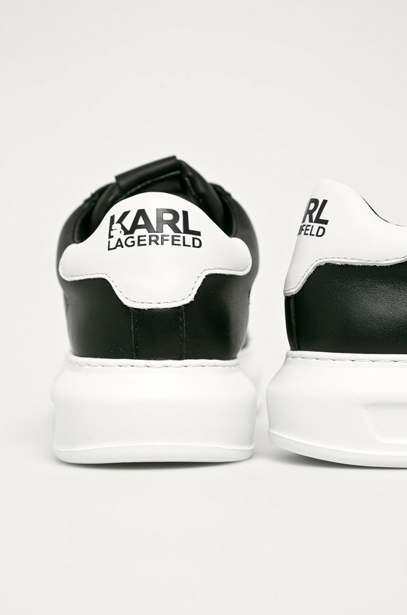 Παπούτσια Karl Lagerfeld - Δερμάτινα παπούτσιαKAPRI MENS KL52538.000 μαύρο