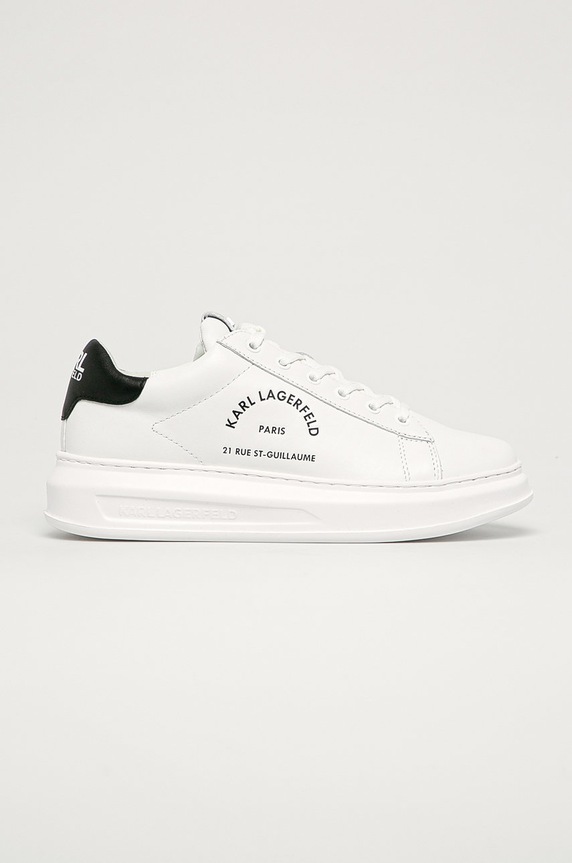 Karl Lagerfeld - Buty skórzane KL52538.011 KAPRI MENS biały KL52538.011