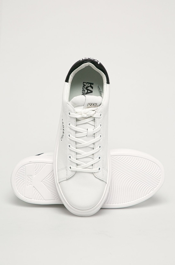 Karl Lagerfeld - Buty skórzane KL52538.011 KAPRI MENS KL52538.011 biały