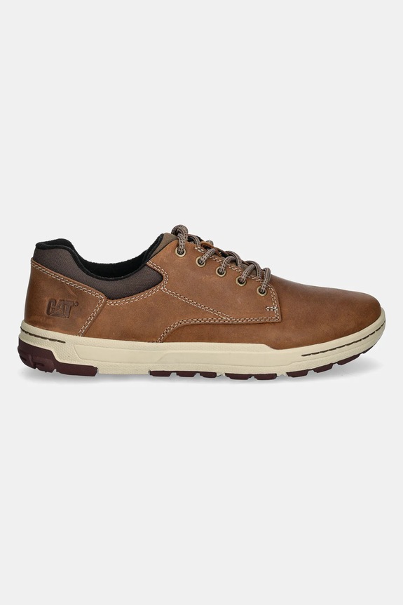 CAT Footwear - Δερμάτινα κλειστά παπούτσια Colfax P716677 καφέ SS21