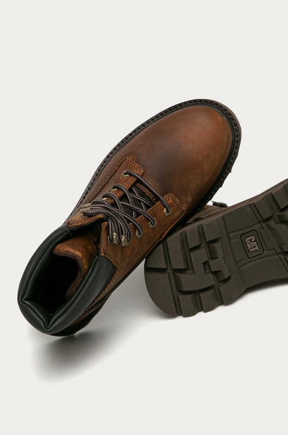 CAT Footwear ghete de piele Deplete maro P721722.CAT