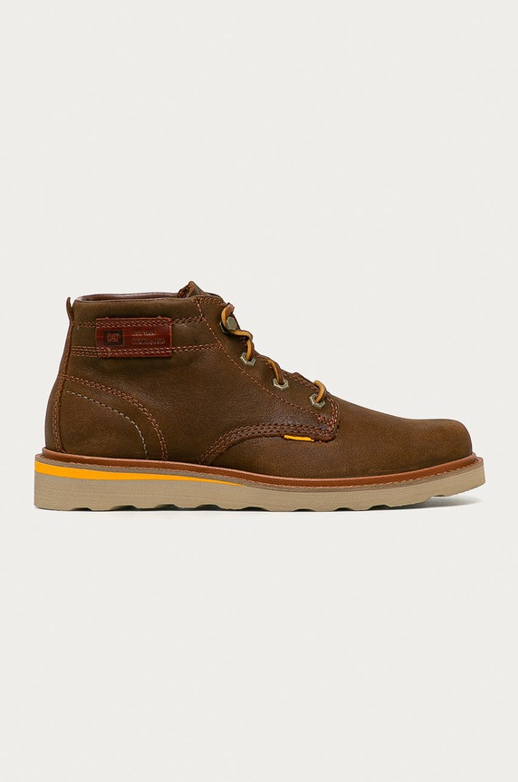 CAT Footwear - Buty skórzane Jackson skóra licowa brązowy P724712