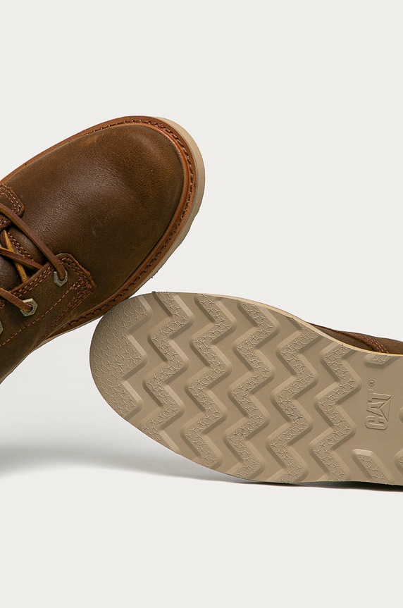 CAT Footwear - Buty skórzane Jackson brązowy P724712