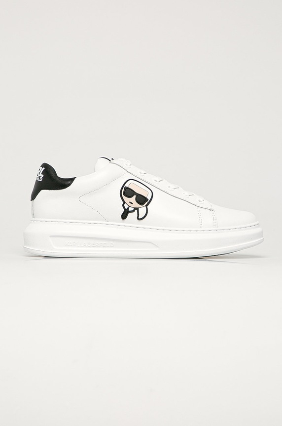 Karl Lagerfeld - Buty skórzane KL52530.011 biały KL52530.011