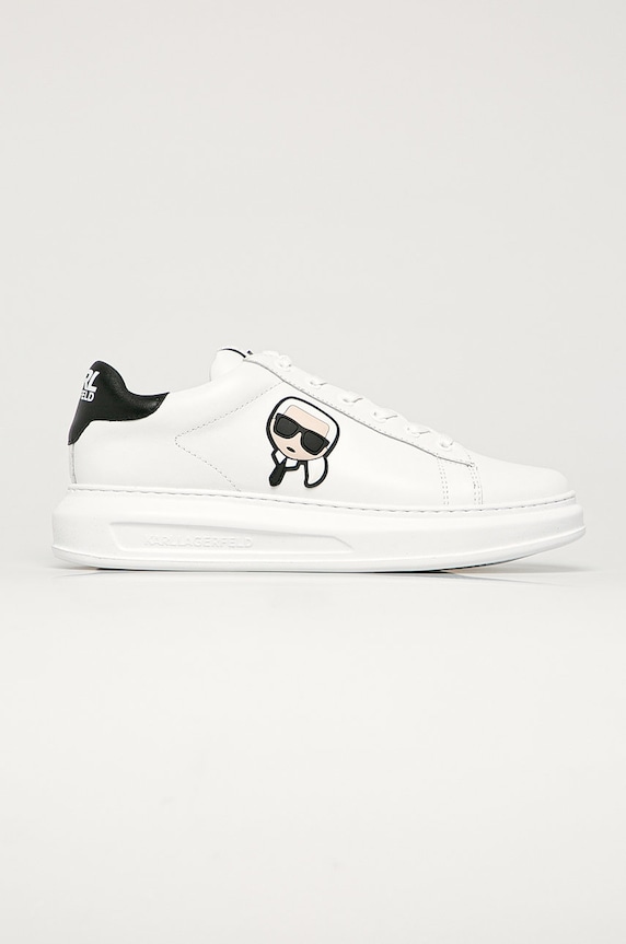 Karl Lagerfeld - Buty skórzane KL52530.011 biały KL52530.011