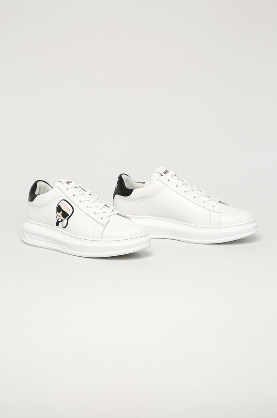 Karl Lagerfeld - Buty skórzane KL52530.011 KL52530.011 biały AW20