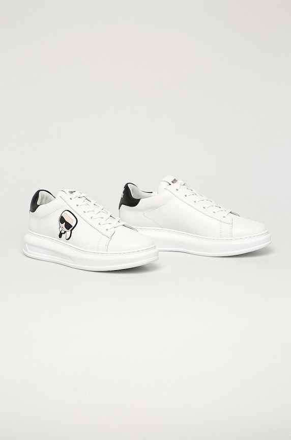 Karl Lagerfeld - Buty skórzane KL52530.011 KL52530.011 biały AW20