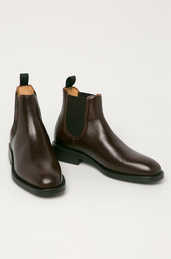 Obuwie Gant - Sztyblety skórzane Brockwill 21651009.G408 21651009.G408 brązowy