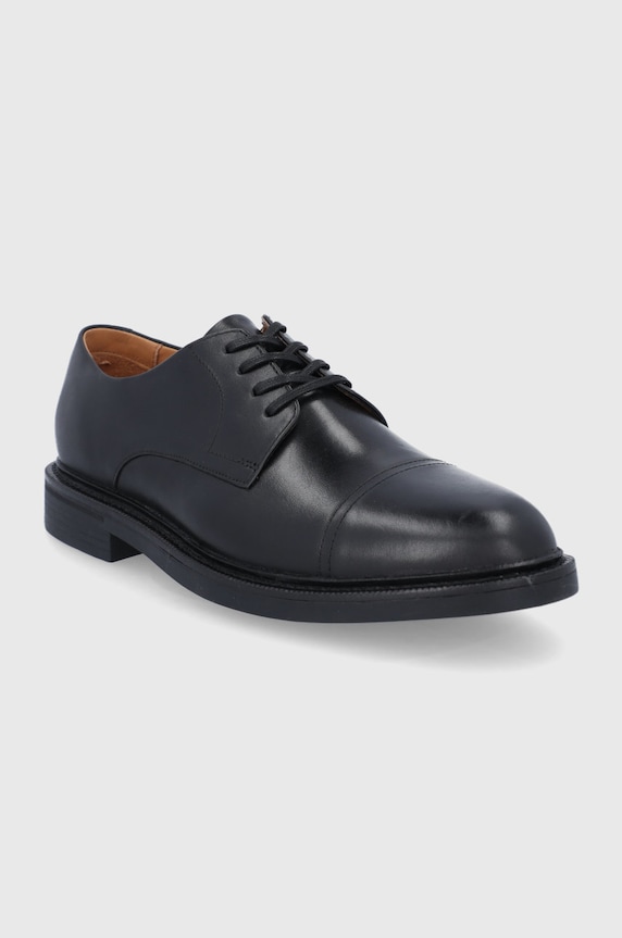 Polo Ralph Lauren Półbuty skórzane 803759456002 803759456002 czarny AW21