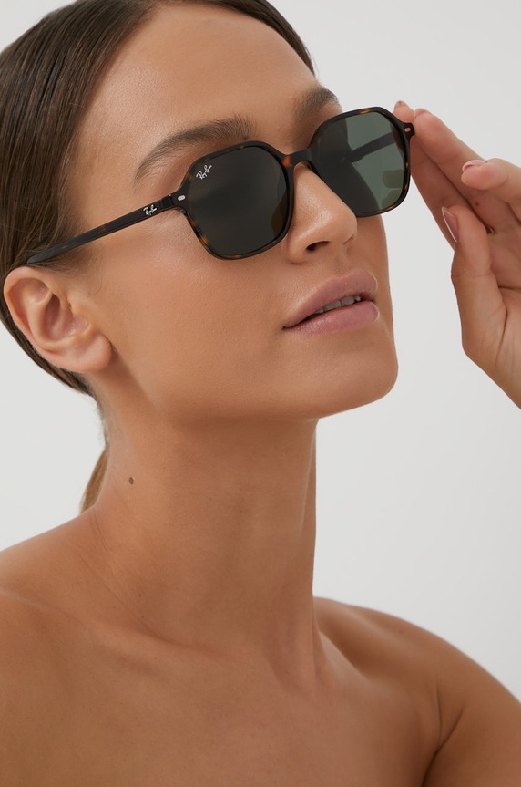 Doplňky Brýle Ray-Ban JOHN 0RB2194.902/31.53 hnědá
