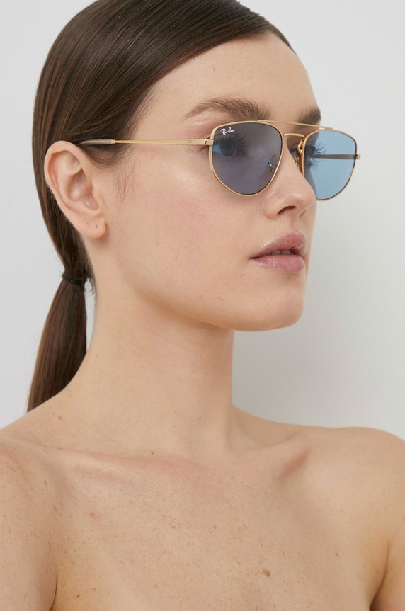 Akcesoria Ray-Ban - Okulary 0RB3668 0RB3668.001/Q2.55 złoty