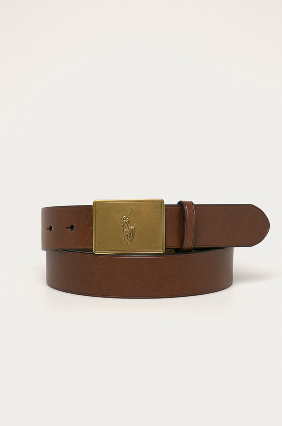 Polo Ralph Lauren - Δερμάτινη ζώνη καφέ 405691693002