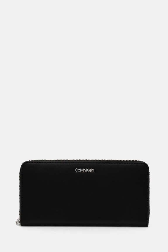 Calvin Klein - Портфейл изкуствена кожа черен K60K606698