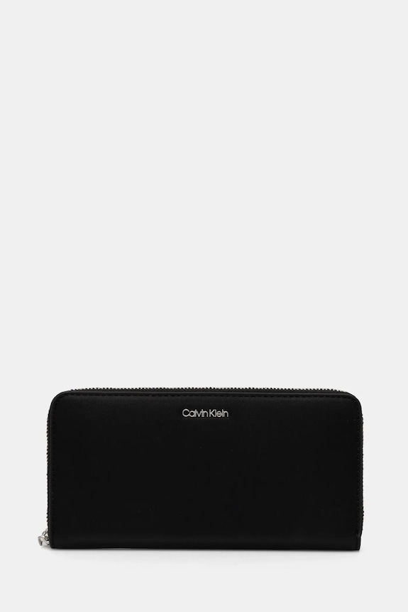 Calvin Klein - Портфейл изкуствена кожа черен K60K606698