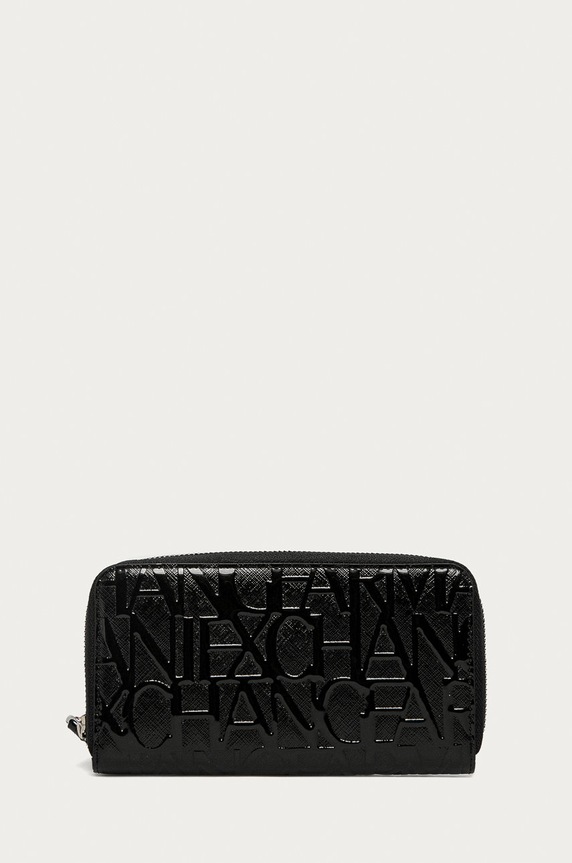 Armani Exchange - Portfel 948451.CC794 imitacja skóry licowej czarny 948451.CC794