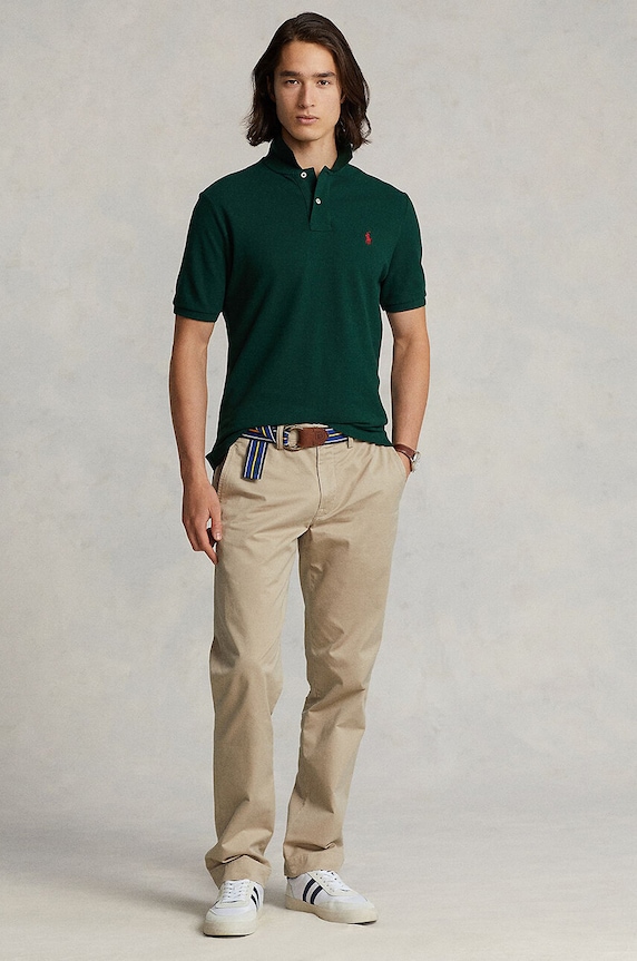 Ruházat Polo Ralph Lauren pamut póló 710782592015 zöld