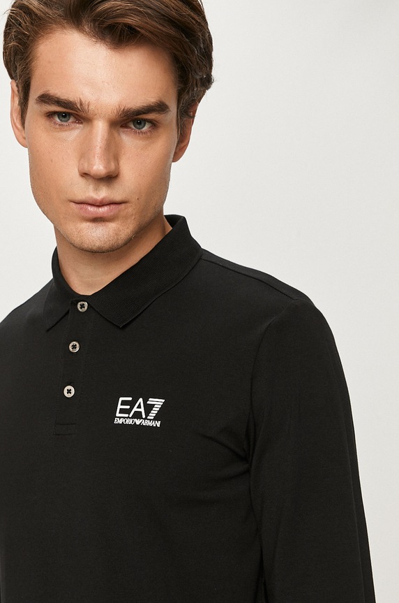 EA7 Emporio Armani - Longsleeve 8NPF05.PJM5Z czarny 8NPF05.PJM5Z