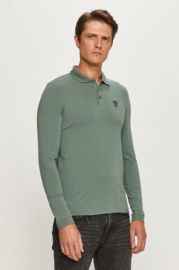 EA7 Emporio Armani Longsleeve 8NPF95.PJ03Z z elastanem zielony 8NPF95.PJ03Z