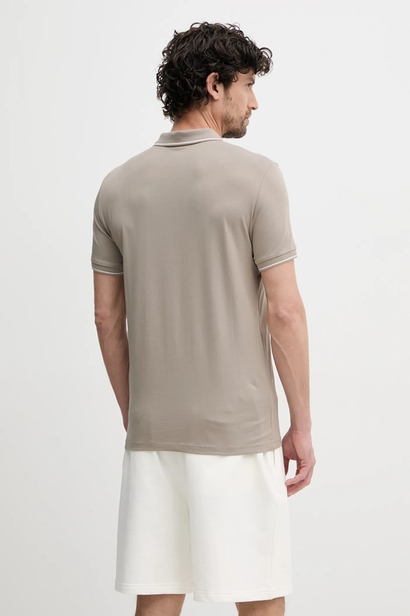 Ruházat Armani Exchange poló 8NZF71.ZJH2Z barna