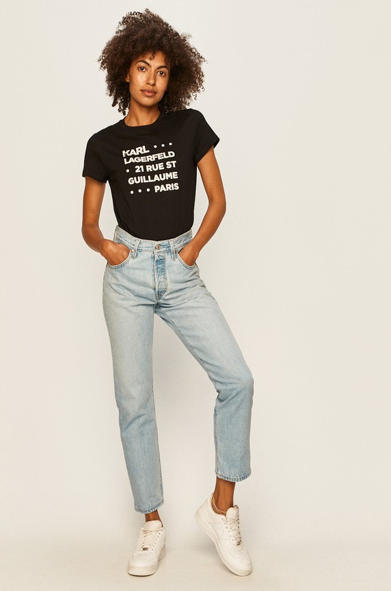 Levi's - Jeansy 501 Crop 36200.0124 niebieski SS23