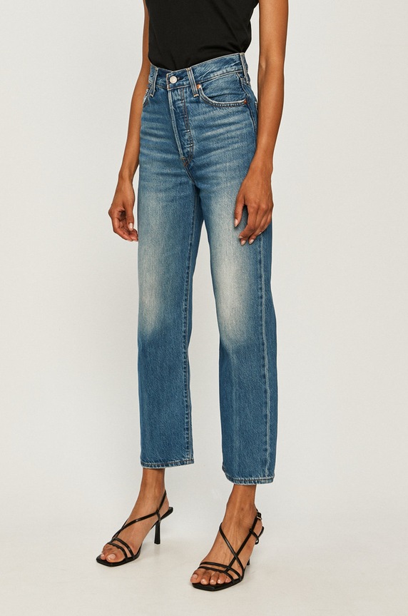 Levi's - Jeansi Ribcage albastru 72693.0056