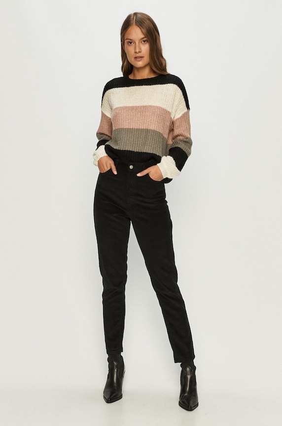 Dr. Denim - Spodnie 143011310 czarny AW20