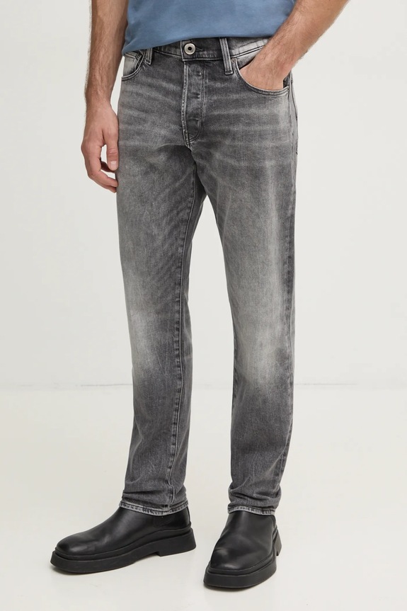 Kavbojke G-Star 3301 Regular Tapered siva 51003.C293.B466