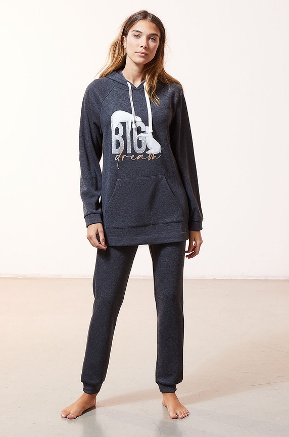 Etam - Spodnie OSVALD 652320404 szary AW20