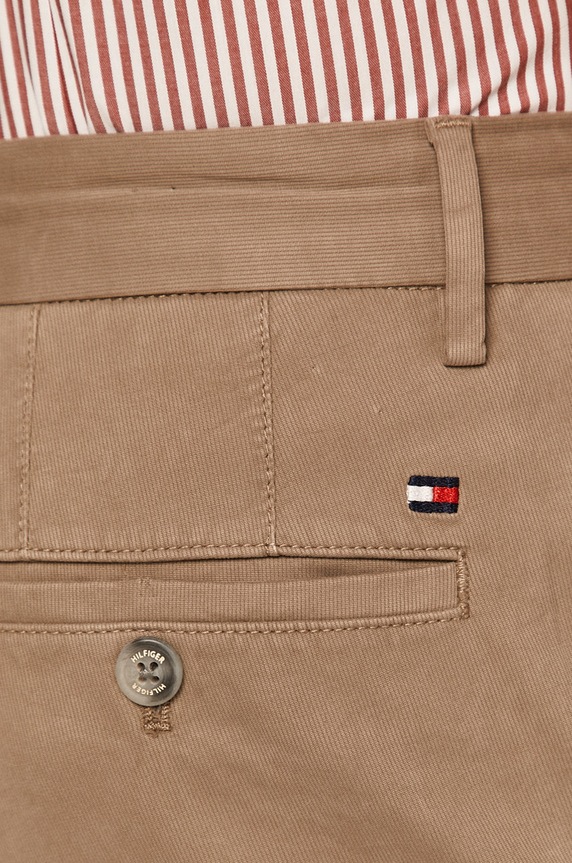 Tommy Hilfiger - Kalhoty béžová MW0MW13827