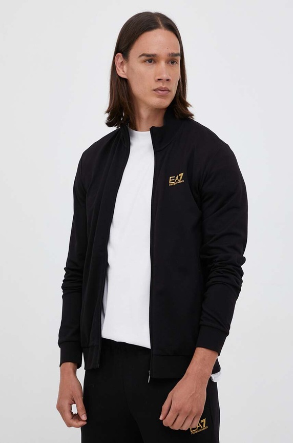 Odzież EA7 Emporio Armani dres bawełniany 8NPV51.PJ05Z czarny