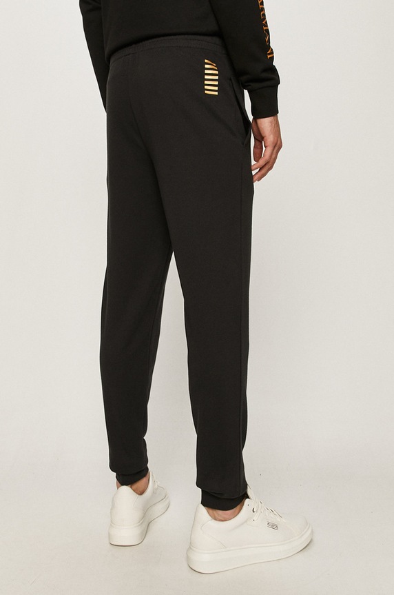 Odzież EA7 Emporio Armani spodnie dresowe bawełniane 8NPP53.PJ05Z czarny