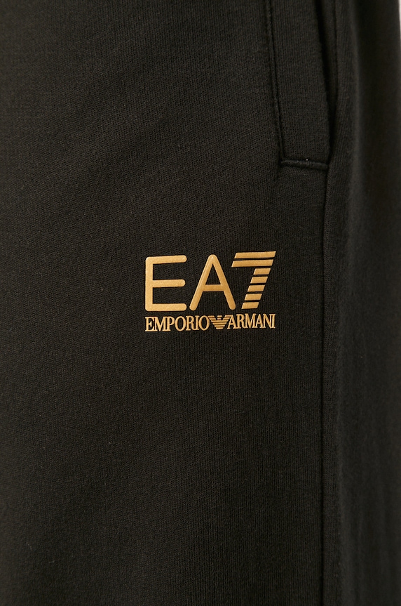 EA7 Emporio Armani spodnie dresowe bawełniane czarny 8NPP53.PJ05Z
