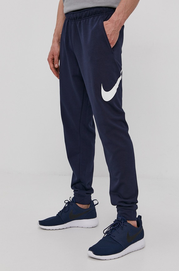 Nike - Spodnie CU6775 dzianina granatowy CU6775