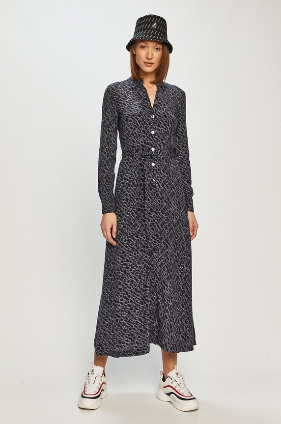 Tommy Hilfiger - Sukienka WW0WW26753 granatowy AW20