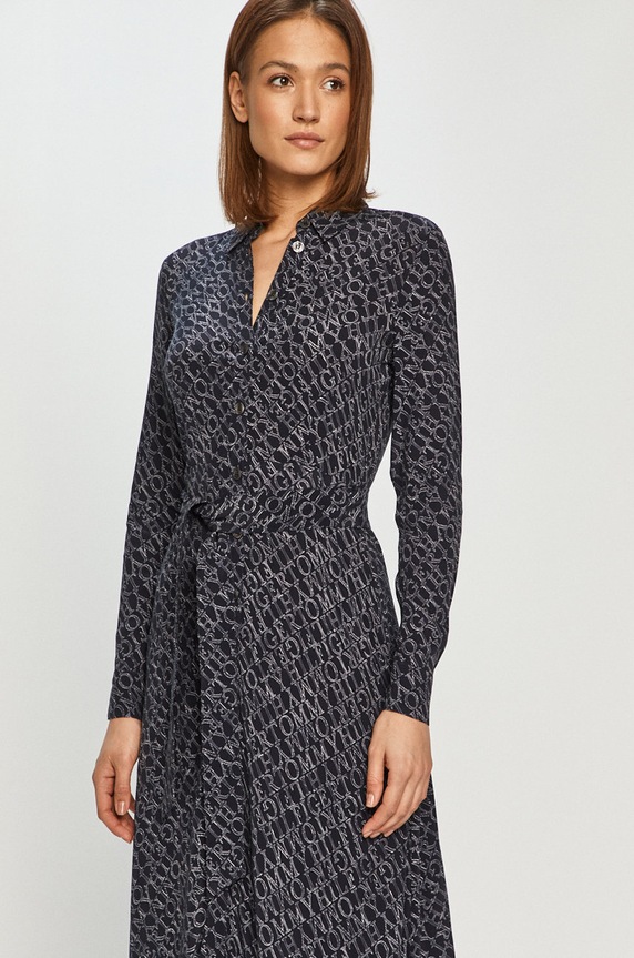 Tommy Hilfiger - Sukienka granatowy WW0WW26753