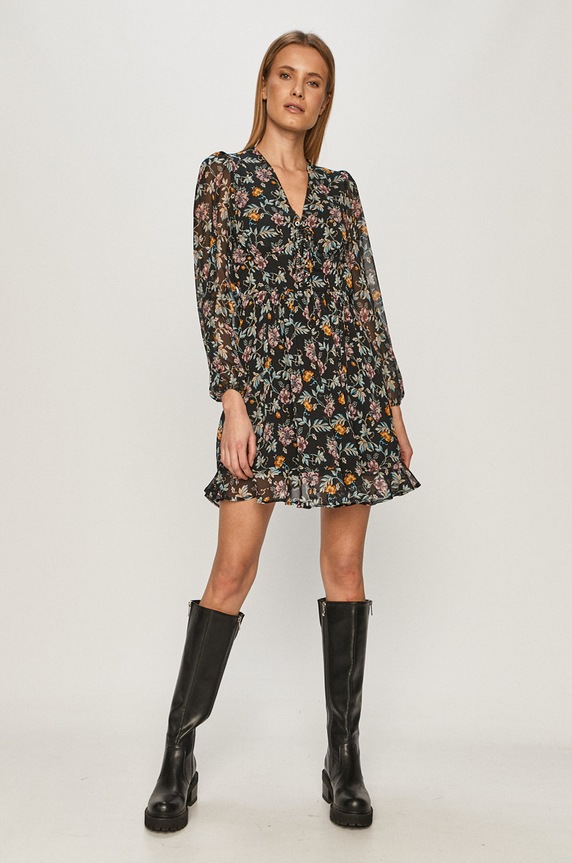 Tally Weijl - Sukienka SDRPETHASSOS czarny AW20